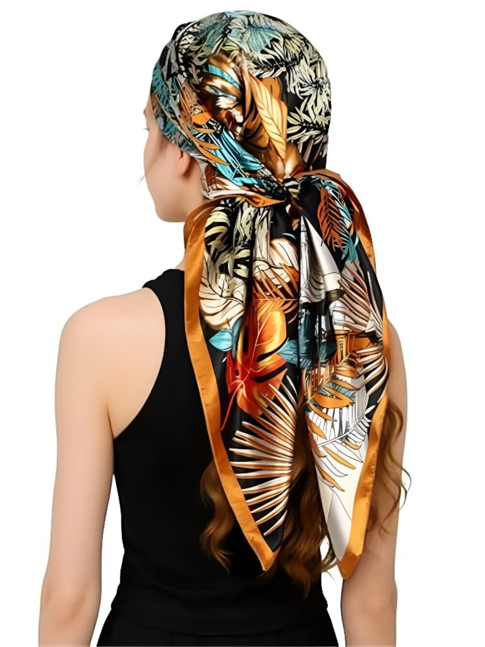 Head Scarf for Women Like Silk Satin Scarf for Hair Wrapping at Night